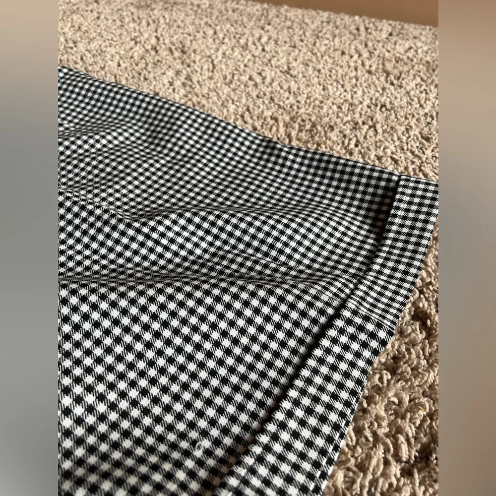**SOLD** VTG. USA 80’s Black & White Houndstooth/Small Gingham Bermuda Short NWT - Picture 8 of 12
